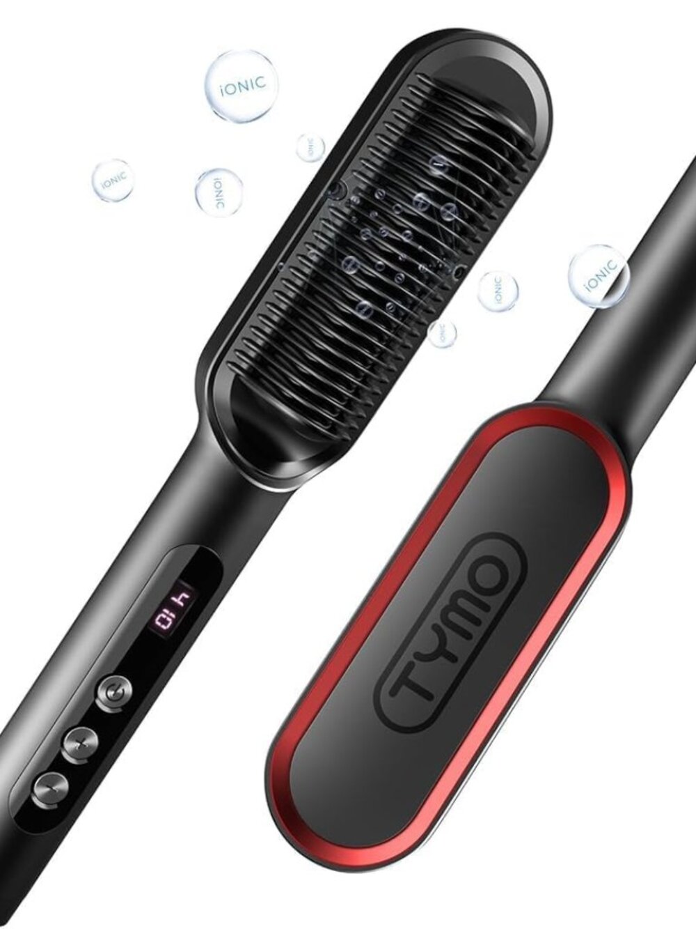 NEW Tymo Red Hair Straightener - Professional 9-Level Styling